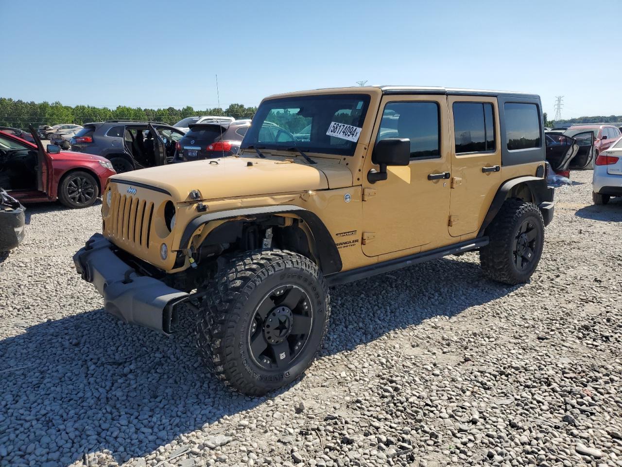 2014 Jeep Wrangler Unlimited Sport vin: 1C4BJWDG9EL236684