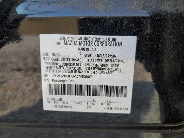 2010 Mazda 6 I VIN: 1YVHZ8BH6A5M53807 Lot: 57971354