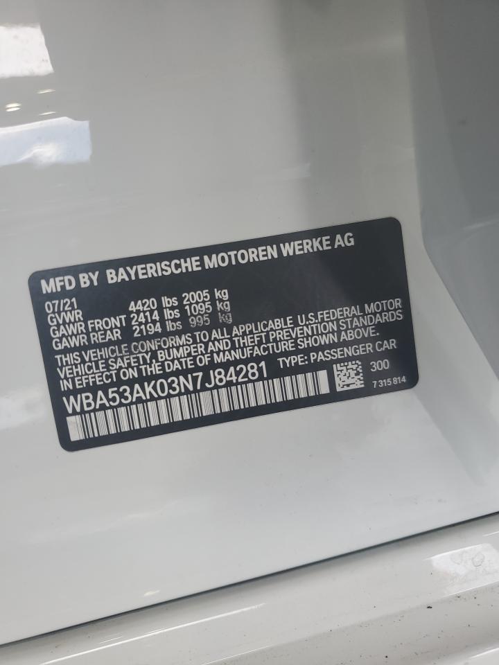 WBA53AK03N7J84281 2022 BMW 228I