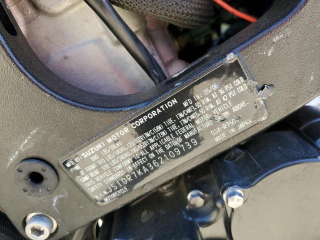 2006 SUZUKI GSX-R750 K - JS1GR7KA362109739