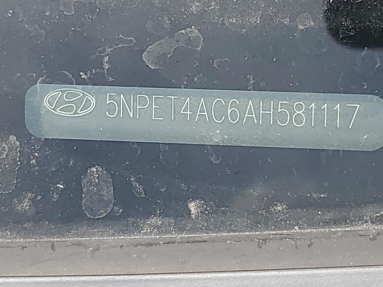 5NPET4AC6AH581117 2010 Hyundai Sonata Gls
