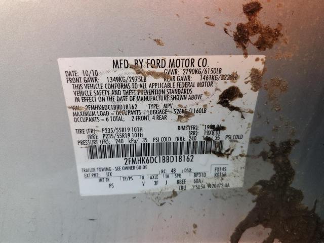 2011 Ford Flex Limited VIN: 2FMHK6DC1BBD18162 Lot: 57732244