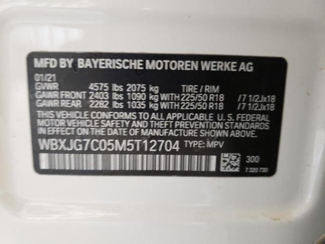 VIN WBXJG7C05M5T12704 2021 BMW X1, Sdrive28I no.13