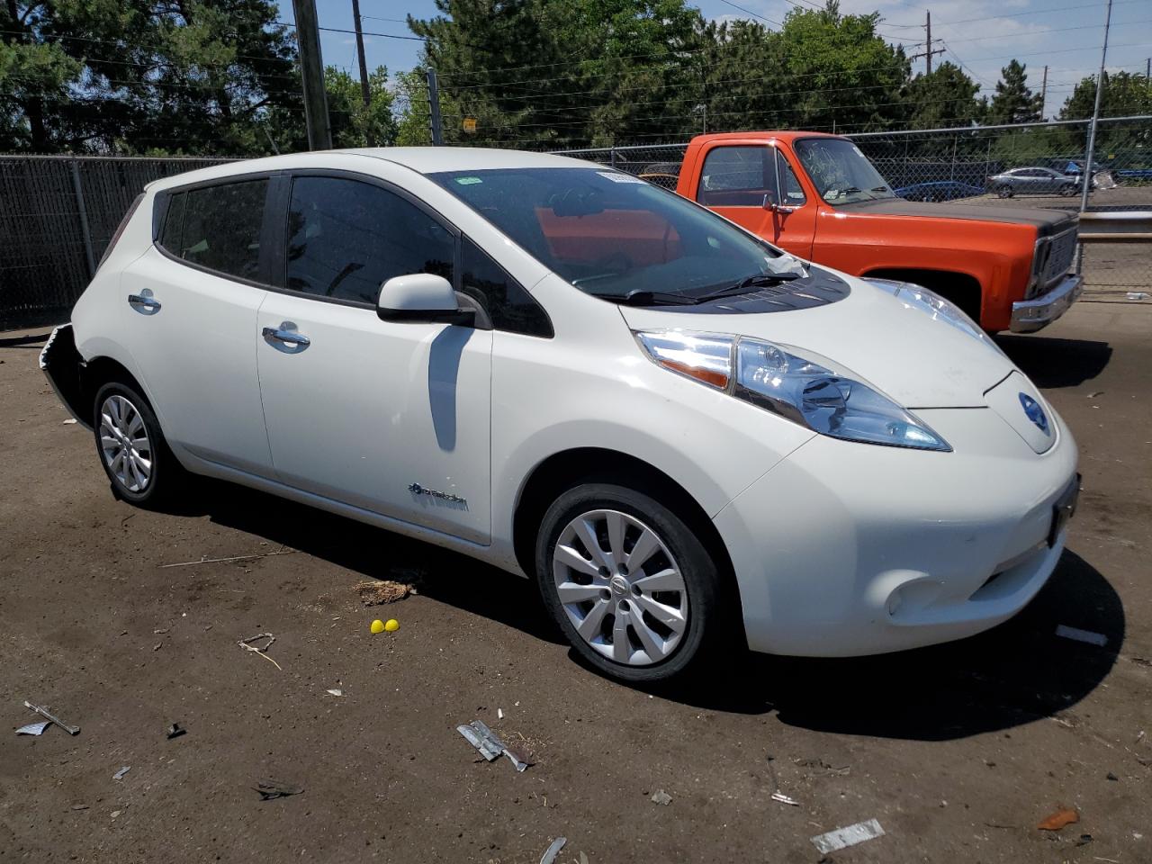 2015 Nissan Leaf S vin: 1N4AZ0CP6FC329589