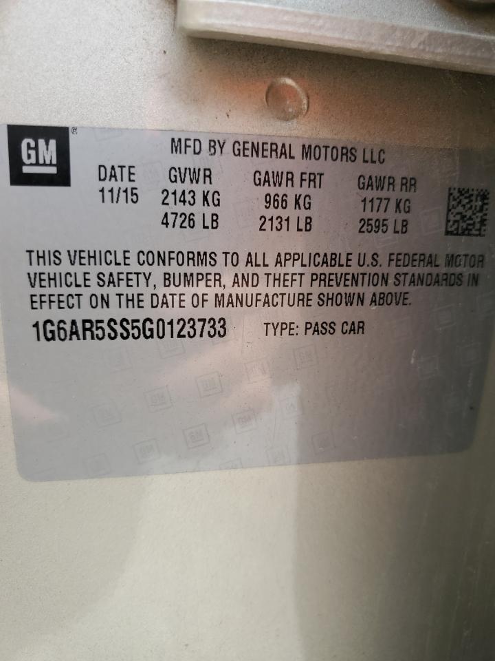 1G6AR5SS5G0123733 2016 Cadillac Cts Luxury Collection