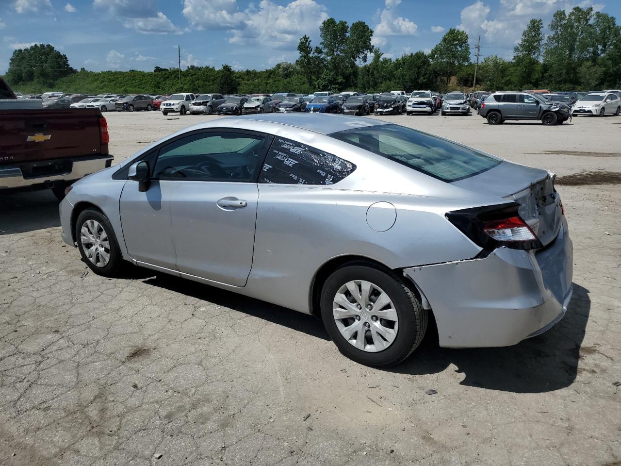 Lot #2624128140 2012 HONDA CIVIC LX