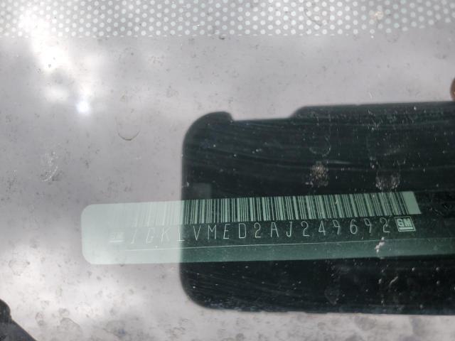 2010 GMC Acadia Slt-1 VIN: 1GKLVMED2AJ249692 Lot: 58885574