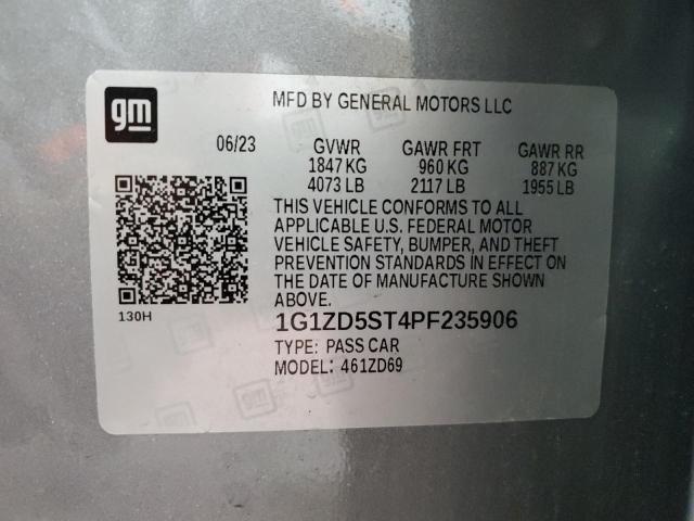 2023 CHEVROLET MALIBU LT - 1G1ZD5ST4PF235906