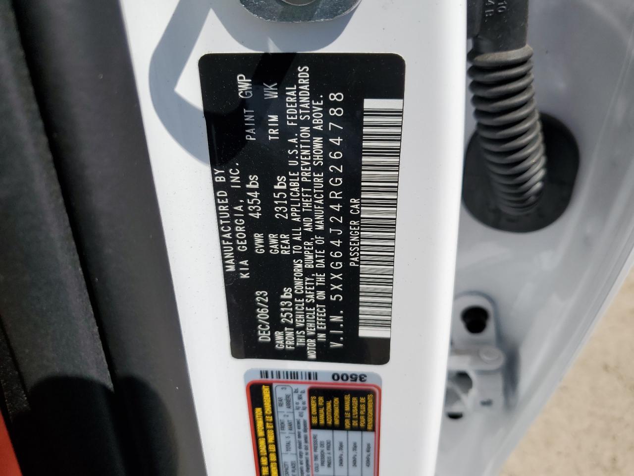 5XXG64J24RG264788 2024 Kia K5 Gt Line