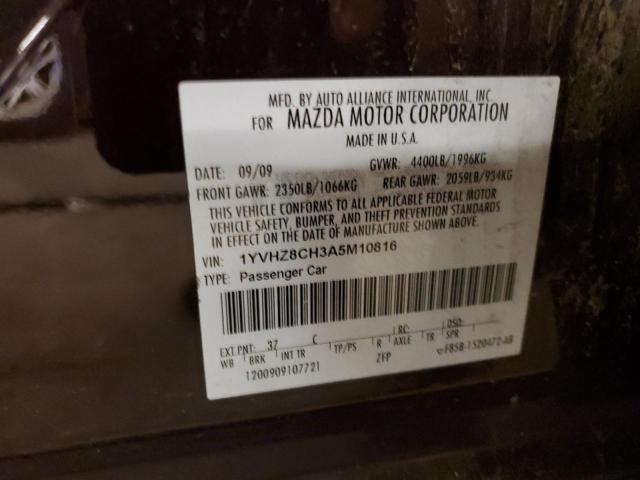 2010 Mazda 6 I VIN: 1YVHZ8CH3A5M10816 Lot: 58057864