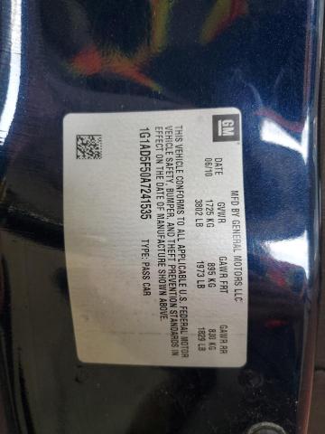 2010 Chevrolet Cobalt 1Lt VIN: 1G1AD5F50A7241535 Lot: 60525404