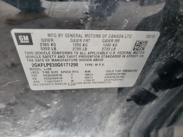 2016 GMC TERRAIN SL - 2GKFLPE30G6171298