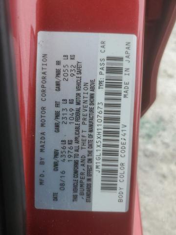 2017 Mazda 6 Grand Touring VIN: JM1GL1X5XH1107673 Lot: 60759034