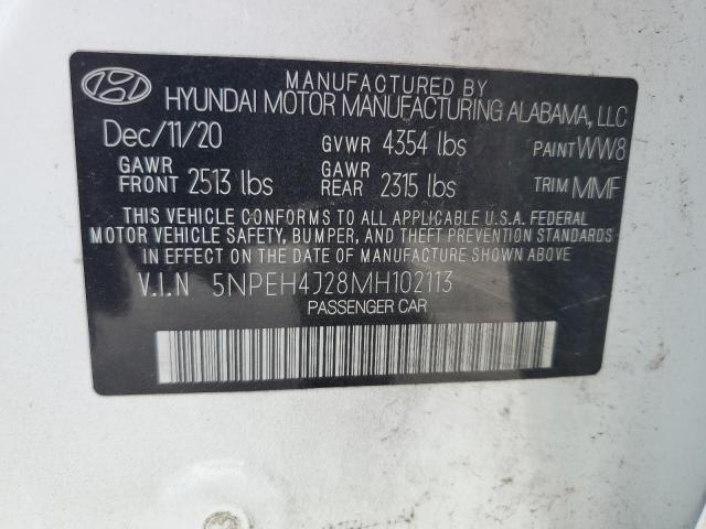 2021 HYUNDAI SONATA LIM - 5NPEH4J28MH102113