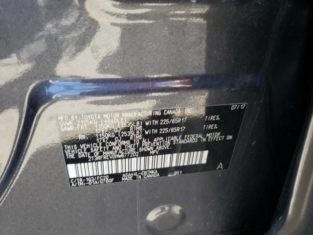 2017 Toyota Rav4 Xle VIN: 2T3RFREV0HW677202 Lot: 59297784