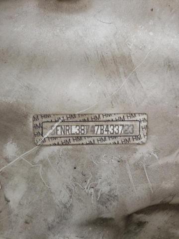 2007 Honda Odyssey Exl VIN: 5FNRL38747B433723 Lot: 58070014