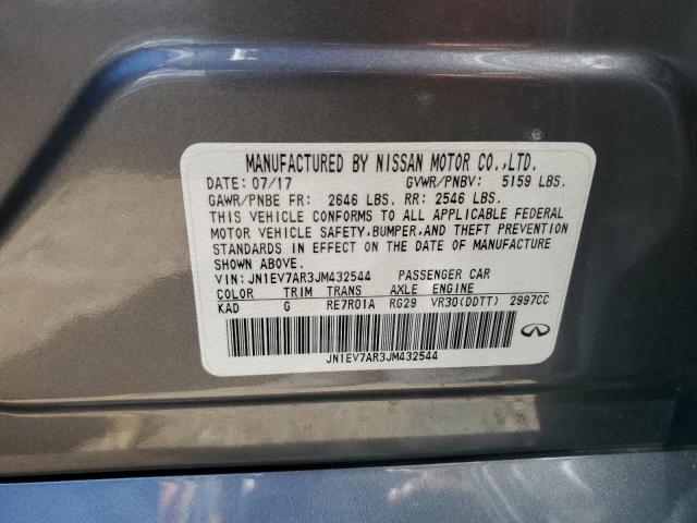 2018 Infiniti Q50 Luxe VIN: JN1EV7AR3JM432544 Lot: 58004934