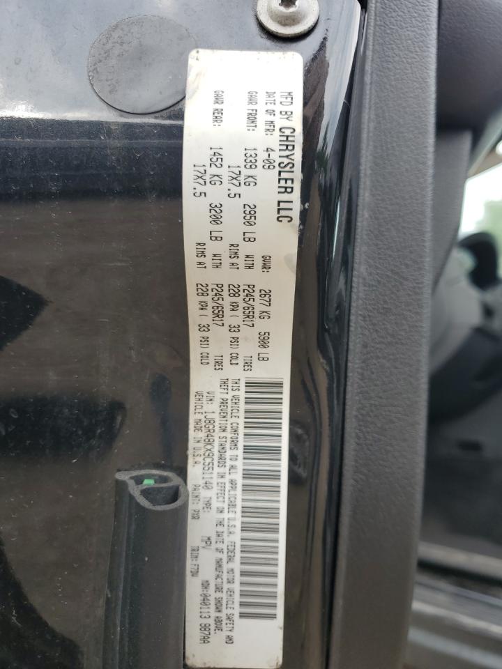 1J8GR48KX9C551140 2009 Jeep Grand Cherokee Laredo