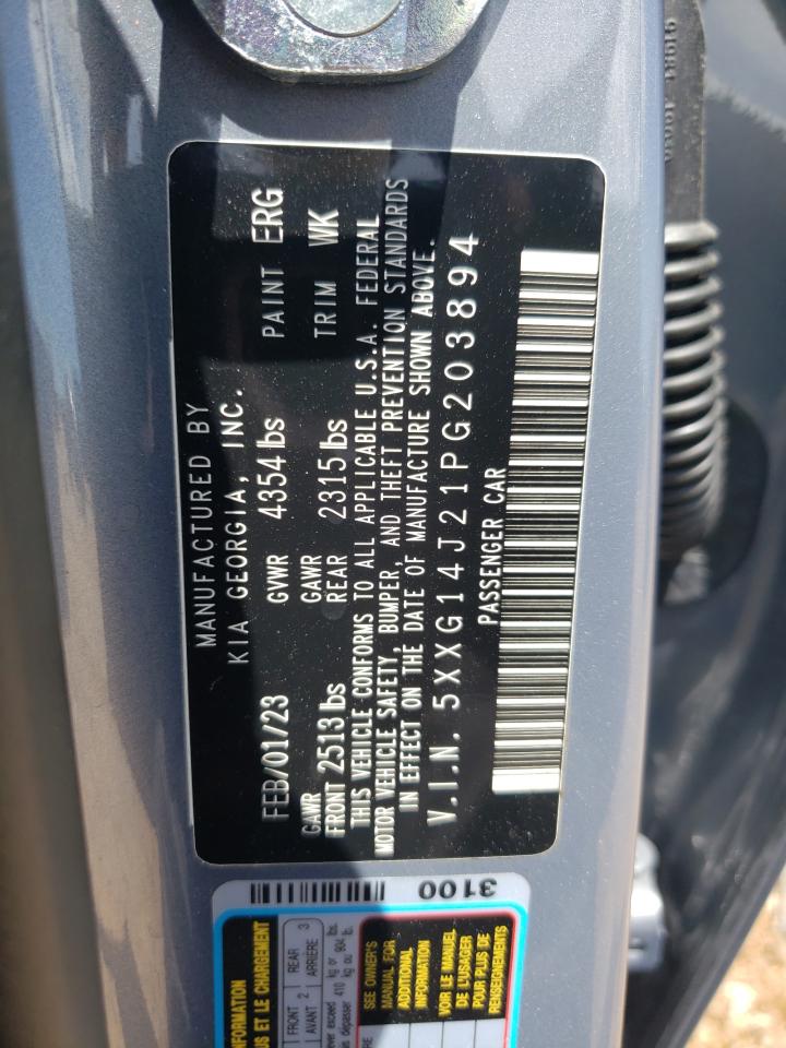 5XXG14J21PG203894 2023 Kia K5 Lxs