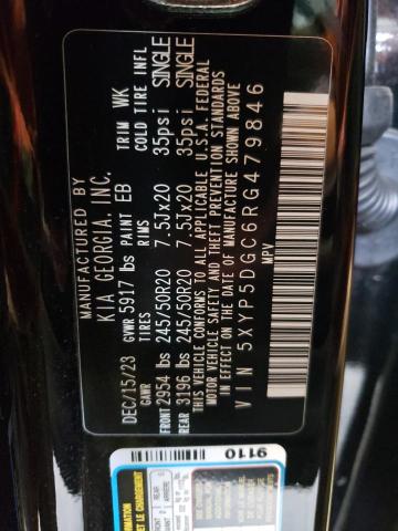 2024 Kia Telluride Sx VIN: 5XYP5DGC6RG479846 Lot: 60777504