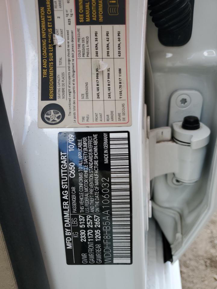 WDDHF8HB5AA106032 2010 Mercedes-Benz E 350 4Matic