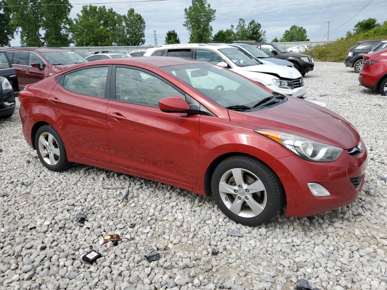 2012 Hyundai Elantra Gls vin: KMHDH4AE2CU310736