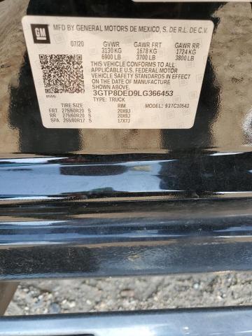 2020 GMC SIERRA C15 - 3GTP8DED9LG366453