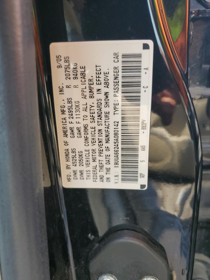 19UUA66245A080142 2005 Acura Tl