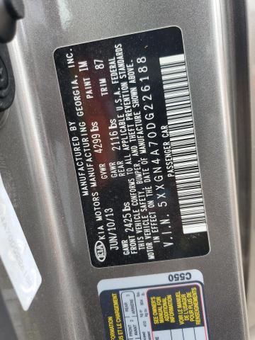 2013 Kia Optima Ex VIN: 5XXGN4A70DG226188 Lot: 59856934