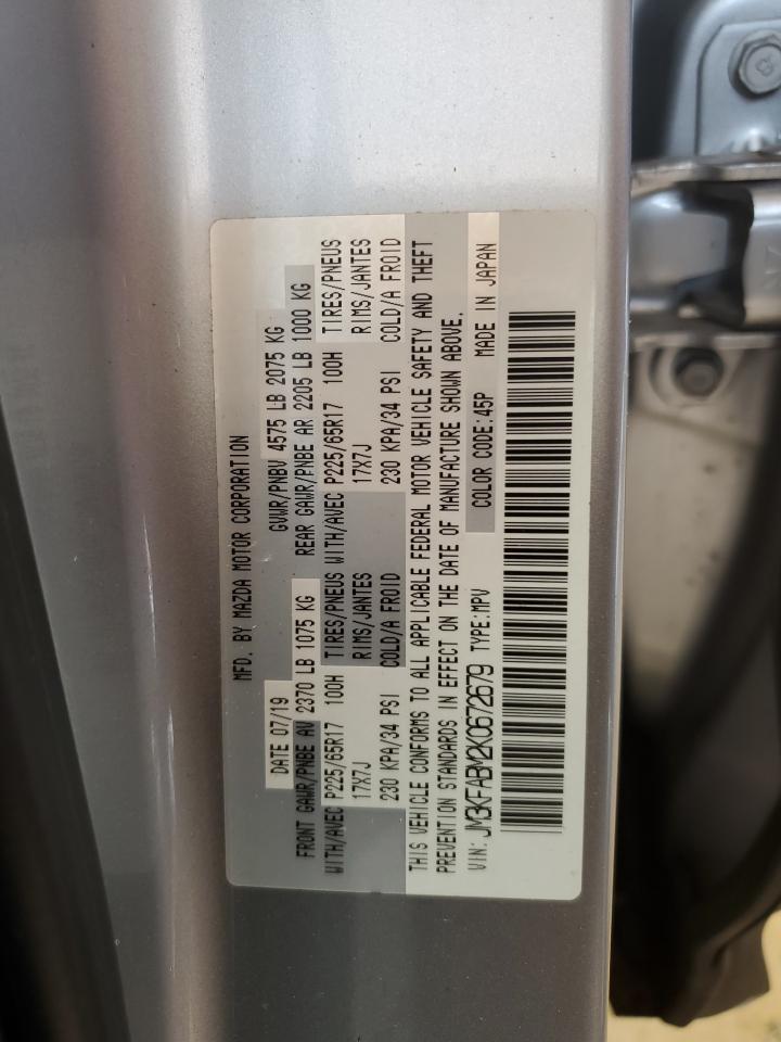 JM3KFABM2K0672679 2019 Mazda Cx-5 Sport