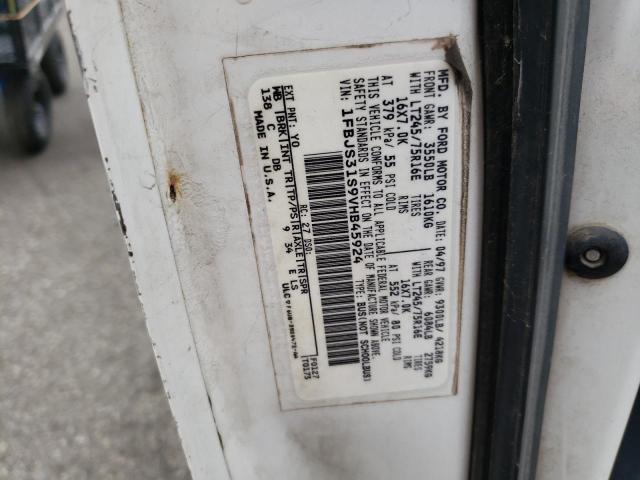 1997 Ford Econoline E350 Super Duty VIN: 1FBJS31S9VHB45924 Lot: 60064324