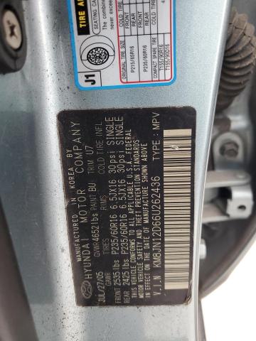 2006 Hyundai Tucson Gls VIN: KM8JN12D66U262436 Lot: 60779124