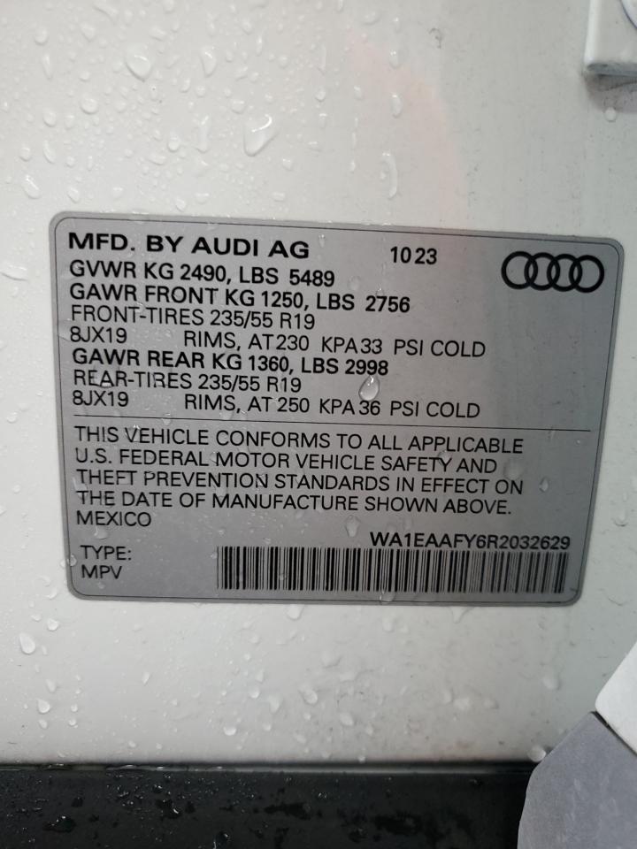 WA1EAAFY6R2032629 2024 Audi Q5 Premium Plus 45