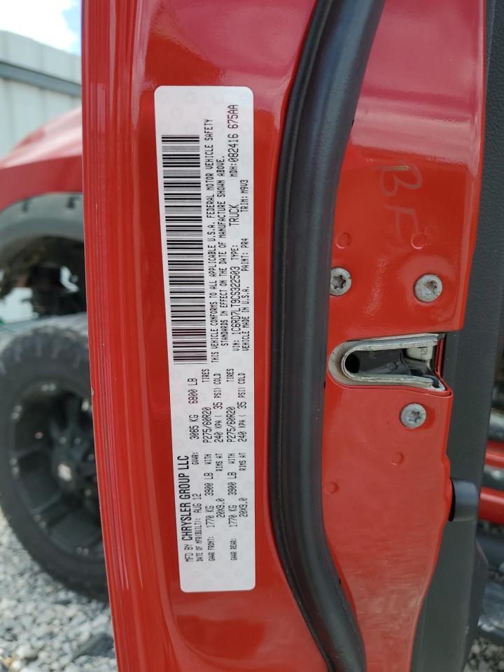 1C6RD7LT9CS322503 2012 Dodge Ram 1500 Slt