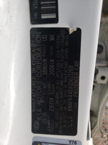 2016 Kia Forte Lx VIN: KNAFK4A6XG5621268 Lot: 60287824