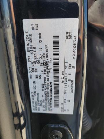 2022 FORD F150 SUPER - 1FTFW1E59NKD92796