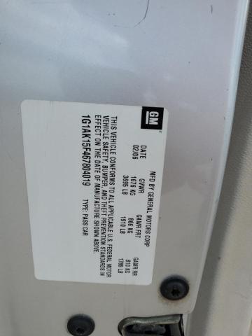 2006 Chevrolet Cobalt Ls VIN: 1G1AK15F467804019 Lot: 60681434