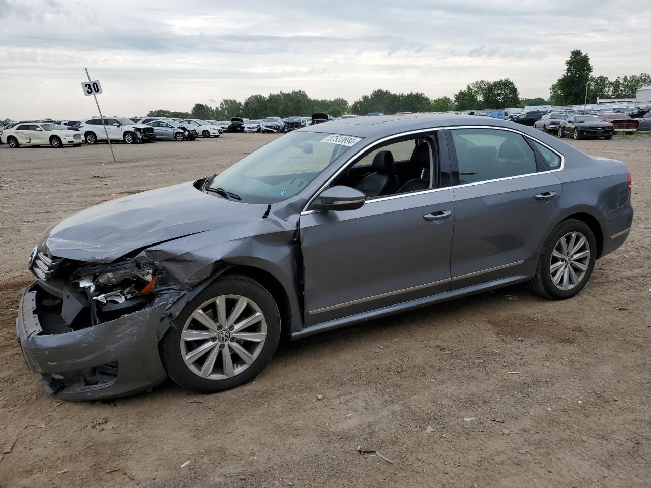 1VWCH7A34CC052142 2012 Volkswagen Passat Sel