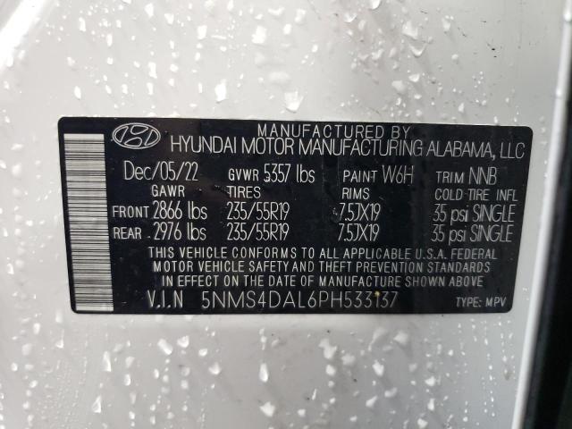 VIN 5NMS4DAL6PH533137 2023 HYUNDAI SANTA FE no.13