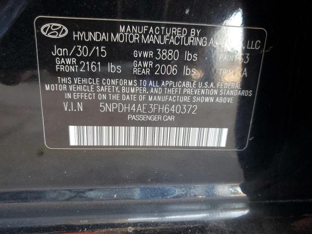 5NPDH4AE3FH640372 2015 HYUNDAI ELANTRA - Image 12