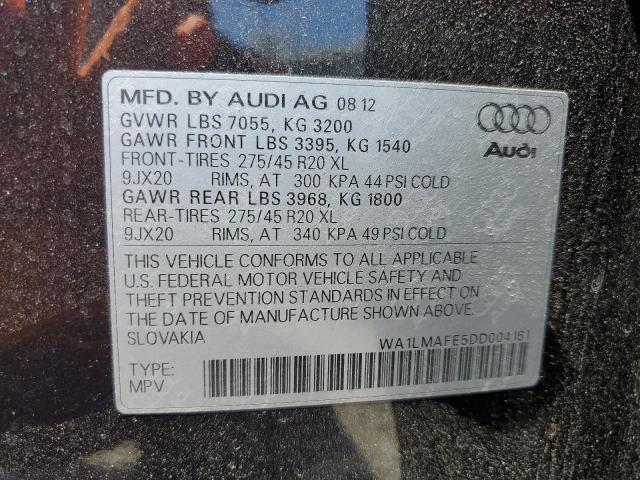 VIN WA1LMAFE5DD004161 2013 Audi Q7, Premium Plus no.14