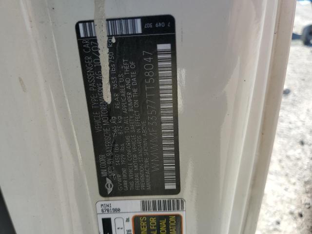 2007 Mini Cooper VIN: WMWMF33577TT58047 Lot: 60569084