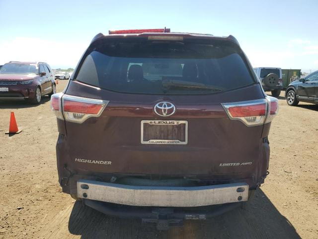 2014 Toyota Highlander Limited VIN: 5TDDKRFHXES010052 Lot: 58688544