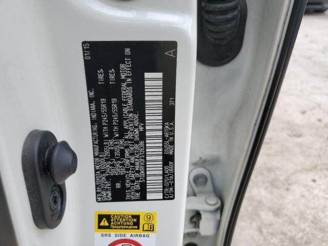 2015 Toyota Highlander Limited VIN: 5TDDKRFH3FS126386 Lot: 57441514