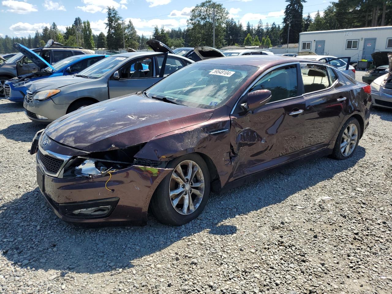 2013 Kia Optima Lx vin: 5XXGM4A74DG205377