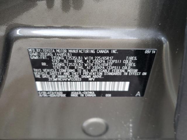 2015 TOYOTA RAV4 XLE - 2T3WFREV4FW133933