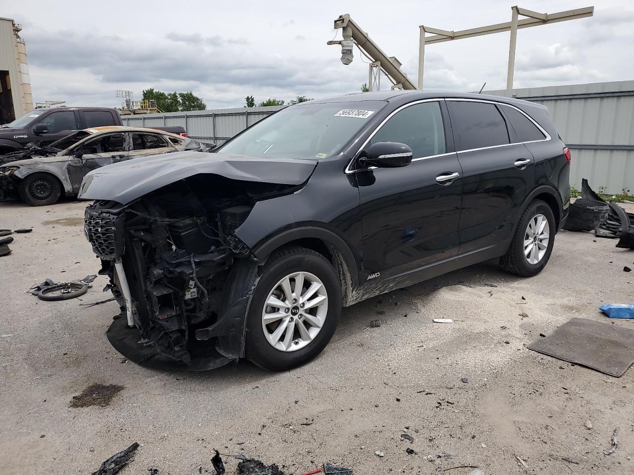 2019 Kia Sorento Lx vin: 5XYPGDA50KG522975