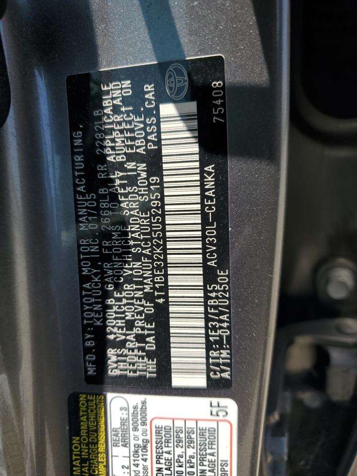 4T1BE32K25U529519 2005 Toyota Camry Le