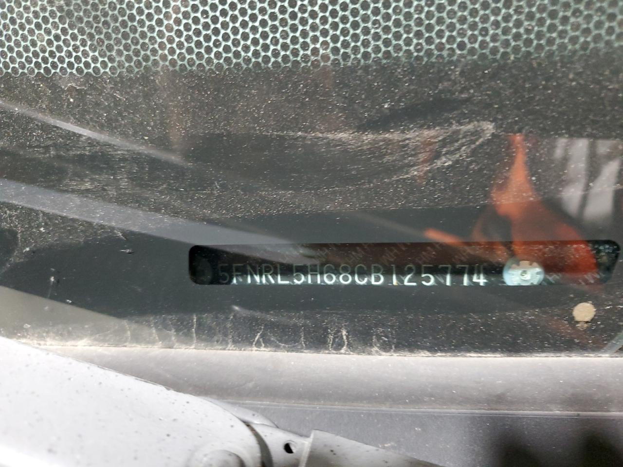 5FNRL5H68CB125774 2012 Honda Odyssey Exl