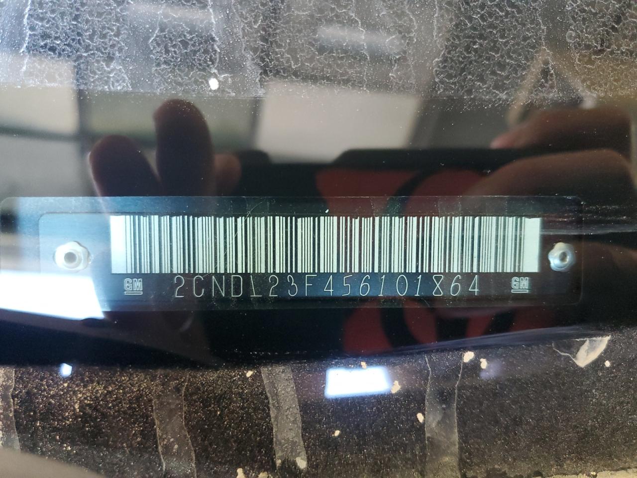 2CNDL23F456101864 2005 Chevrolet Equinox Ls